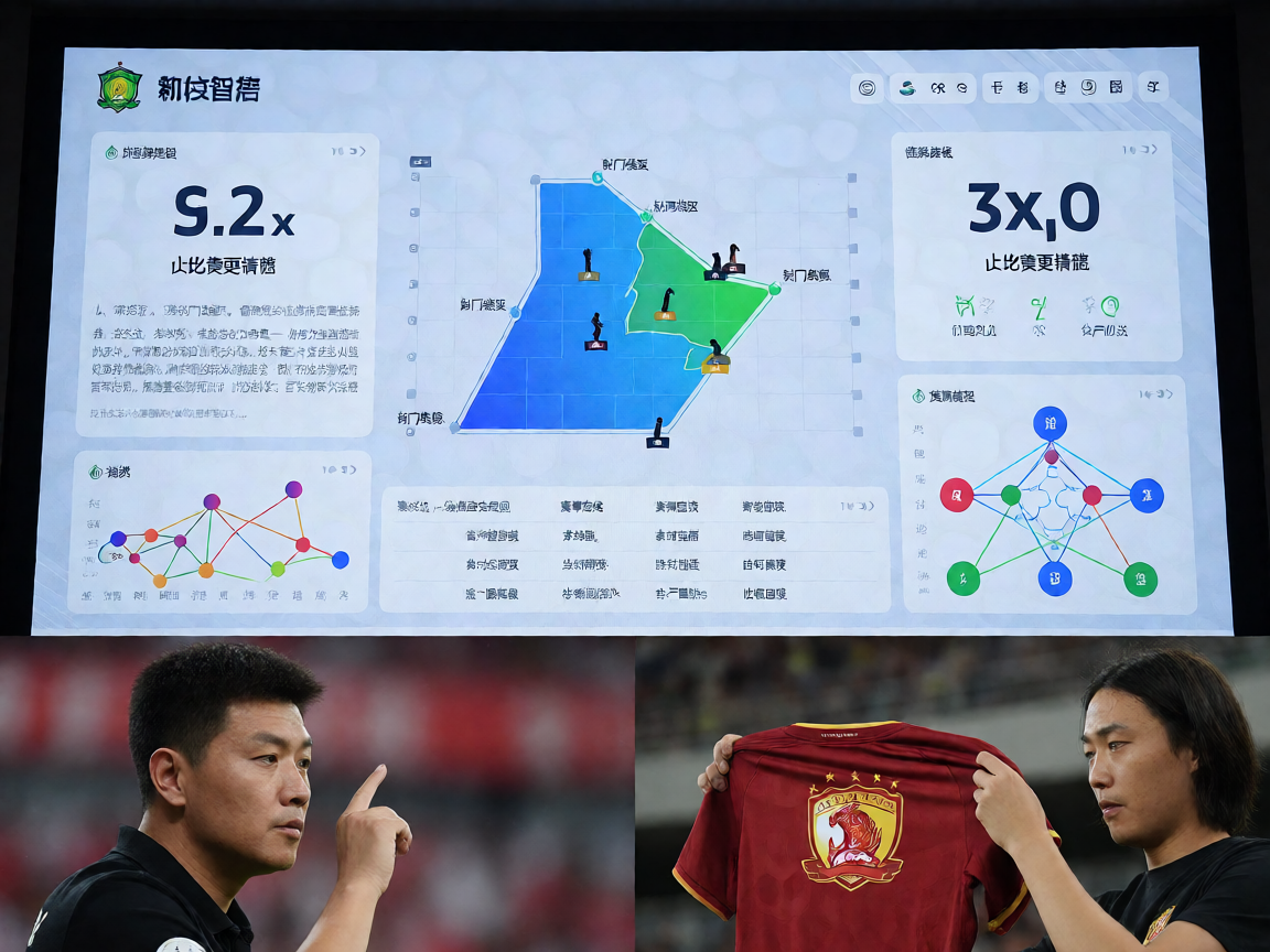 体育数据可视化大屏,展示比赛实时统计与趋势图表